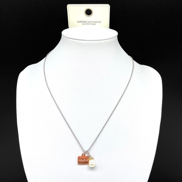 American Eagle Outfitters Jewelry - NEW American Eagle AEO Believe Pearl Necklace